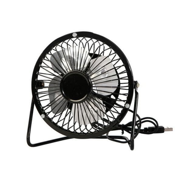 SUGARMOM  USB Desk Fan  6-inch mini metal fan  Travel Fans Small Personal Air Circulator Fan  Electric Table Desktop Fan Rechargeable Portable Fan For Travel for Camping Office Room Outdo