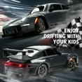 thumbnail image 2 of Track Seven RC Drift Car, 1:24 Scale Remote Control Vehicle with LED Lights, 2.4GHz 20KM/H 4WD High Speed RC Cars, Drifting Tires＆Two Batteries, Racing Sports Toy Idea Gift for Adults Boys Girls, 2 of 7