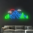 thumbnail image 5 of Handmadetneonsign Pine Mountain Neon Sign, Mountain Wall Art Decor, Mountain Wall Decor, 5 of 5