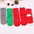thumbnail image 2 of 5 Pack Womens Christmas Cotton Socks - Christmas Winter Warm Cotton Socks Knit Socks for Womens, Warm Thick Soft Cozy Socks for Girls, Winter Warm Socks, 2 of 6