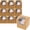 Khaki, variant on 10/20/30pcs KhakiSingle Cupcake Boxes Paper with Insert and Clear Window,Fold Individual Cupcake Containers for Muffins Party