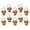 Brown, variant on lanema 10 Pieces Elegant Mini Baskets Great For Holiday Decorations And Crafts