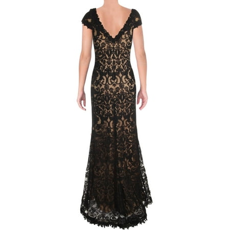 Tadashi Shoji - Tadashi Shoji Womens Embroidered Sheath Formal Dress ...