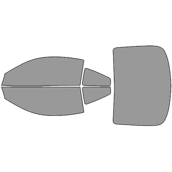 Rvinyl Window Tint Kit Compatible with Infiniti G35 2003-2007 (Coupe) - Complete Precut Kit - 50%