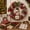 Snowman, variant on 3D Fabric Poke Wreath DIY Kit,Christmas Wreath Making Kit for Beginner & Adults, No-Sew Fabric Craft Kit,DIY Holiday Decor, Handmade Christmas Art Project Gift๏ผSanta