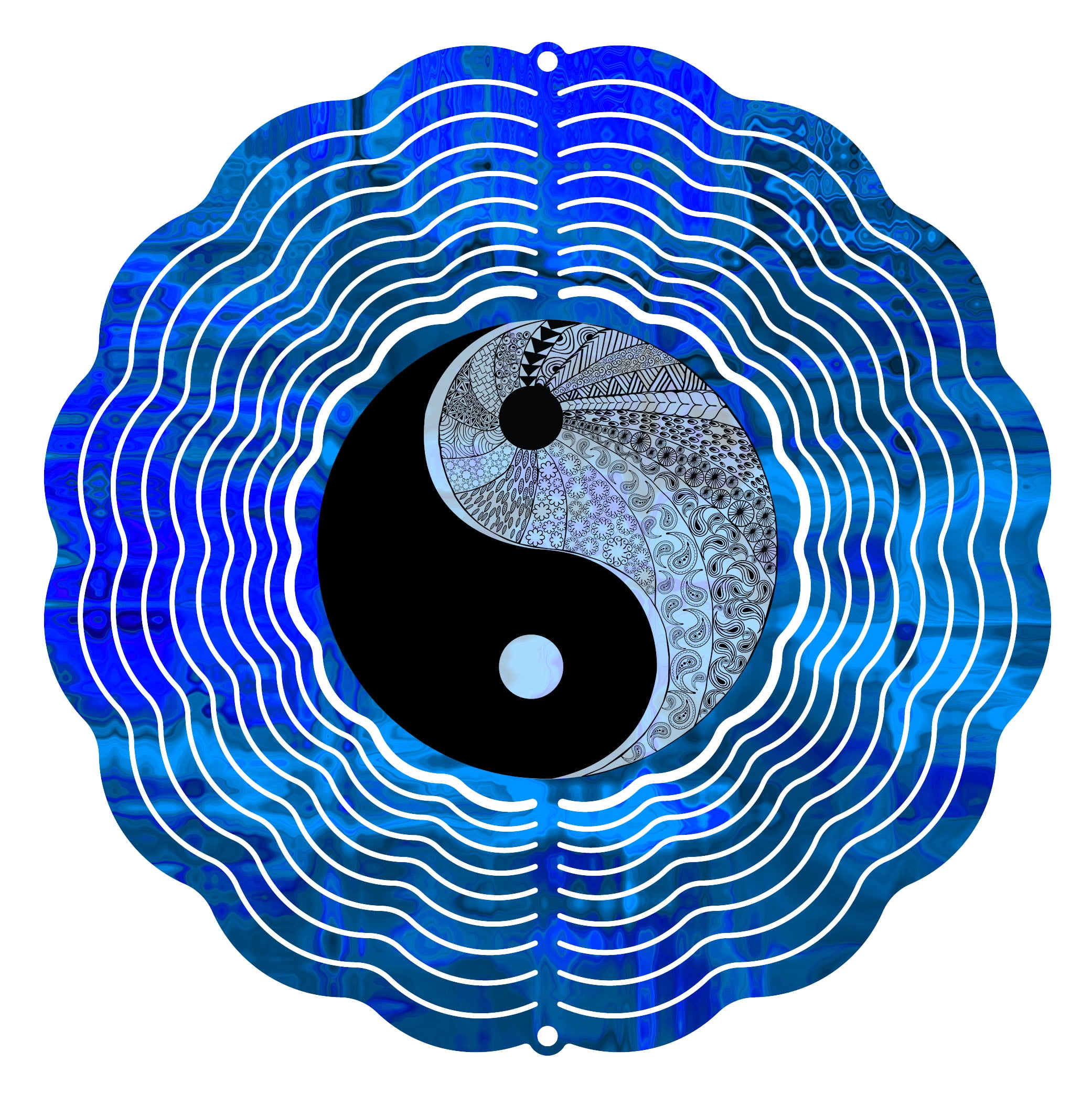 Next Innovations 10 in. Yin Yang Zen Wind Spinner by Next Innovations