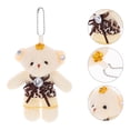 thumbnail image 3 of 5 mini osos con cadenas colgantes, muñecos de peluche, materiales para ramos de ositos pequeños, 3 of 8
