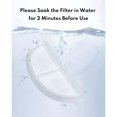 thumbnail image 4 of Remplacement de filtres de fontaine pour animaux de compagnie pour pompes sans fil fontaine d'eau pour chat distributeur d'eau pour chien WF20/CF20, 4 of 5