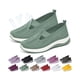 thumbnail image 1 of Zapatos ortopédicos Yilia para mujer, anchos y transpirables, color verde oscuro, 1 of 6