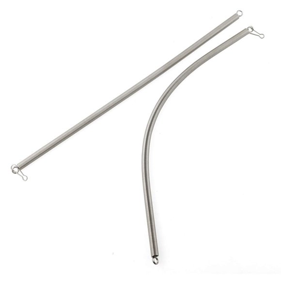 E-Outstanding Resorte para puerta, 2 piezas, 15 pulgadas/38 cm, resortes de extensión para puerta de garaje de acero inoxidable, resorte elástico