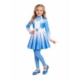 thumbnail image 2 of 2-Piece Blue Halloween Costumes Rise of Red Cosplay, Dress and Pants Outfit, Dress-Up Apparel for Anime Themed Party Events, 2 of 8