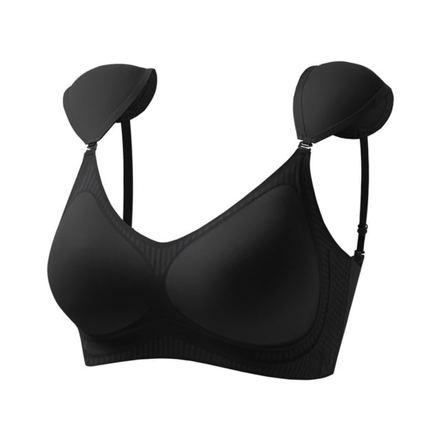 Breathable Seamless T Shirt Bra with Soft Jelly Straps and Removable Padding for Everyday Comfort Lift and Support