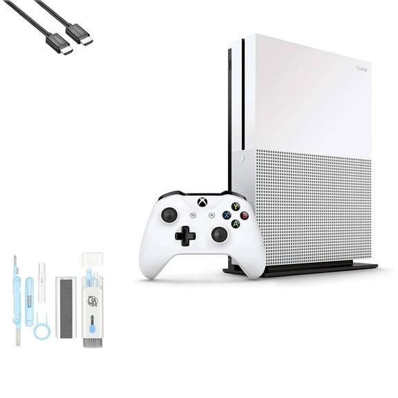 Pre-Owned Microsoft Xbox One S 1TB, 4K Ultra HD White with BOLT AXTION Cleaning Kit HDMI ( )
