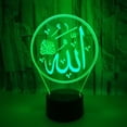 thumbnail image 4 of YSITIAN 3D LED Optical Illusion Acrylic Night Light with Remote & Smart Touch 7 Colors Changing（symbol） YT-13990, 4 of 7
