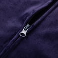 thumbnail image 6 of Women's Velour Sweatsuits Tracksuits Full Zip Sweatsuit Hoodie, Purple, S-2XL, 6 of 7