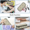 thumbnail image 6 of Uemuo Daisy Printed Large Pencil Case, Big Capacity Pencil Pouch Stationery Pen Bag, Storage High Capacity Bag Pouch Holder Box Organizer, Marker Pen Case, 6 of 9