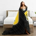 thumbnail image 5 of DePauw University Logo Fleece Blanket, Very Soft Microfiber Flannel Blanket for Couch Warm and Cozy for All Seasons, 5 of 6