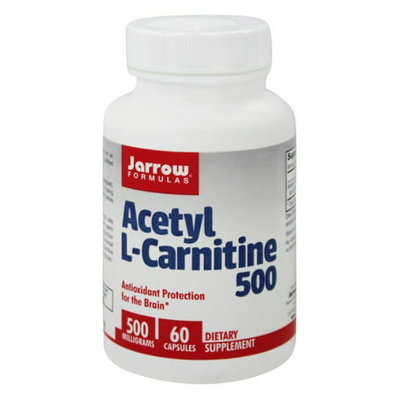 Jarrow Formulas Acetyl L-Carnitine, Antioxidant Protection for the Brain, 500 mg, 60