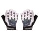 thumbnail image 2 of Guantes de ciclismo para hombre y mujer, guantes de medio dedo para bicicleta de montaña y carretera. Blanco L, 2 of 8