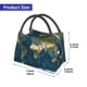 thumbnail image 2 of Fotbe World Map Bolsa Térmica Portátil con Estampado, Bolsa de Entrega de Alimentos Aislada, Bolsa Reutilizable de Gran Capacidad para Comidas y Supermercado, 2 of 6