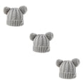 thumbnail image 4 of Qarigey Gorro con bolas de pompones esponjosos, tocado a la moda, orejeras plegables, gorros de gran elasticidad, hermoso regalo para niños, Gary Type1 NO1 Qarigey CBP255407, 4 of 6