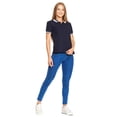thumbnail image 2 of Playera Polo Mujer Manga Corta Moda Casual Azul Marino azul CH Incógnita 360067, 2 of 4