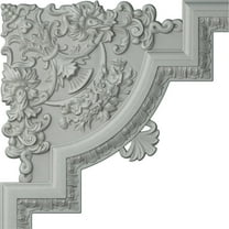 15 3/4"W  x 15 3/4"H x 1 1/8"P Emery Panel Moulding Corner (matches moulding PML02X01EM)