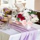 thumbnail image 4 of Combinación de flores artificiales de boda con rosas deliciosas para ramos de boda, centros de mesa, arreglos florales, decoraciones - Estilo: estilo 1;, 4 of 5