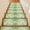 Green, variant on Red Mosaic Stair Treads Non Slip for Steps Modern Abstract Crimson Tiles Geometric Art 4 Pcs Reusable Adhesive Stair Runner Mats for Dogs Elders Carpet Treads Rugs for Staircase 8x30 In