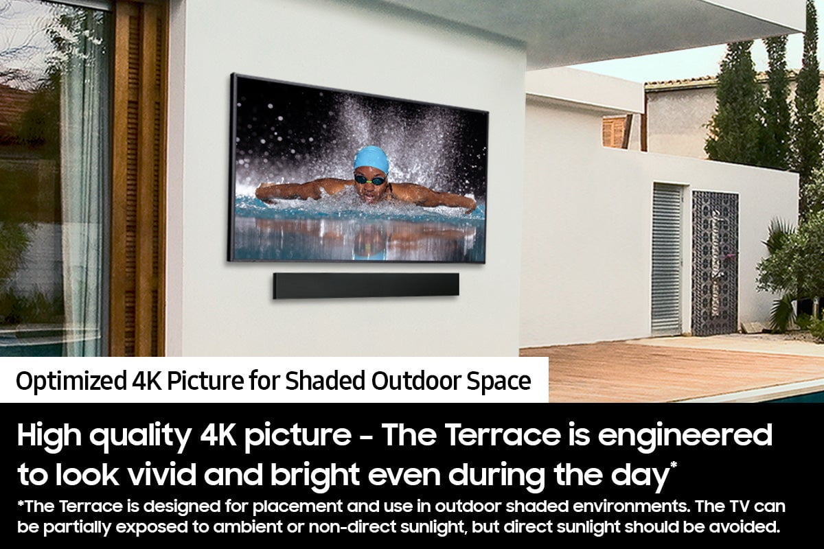 SAMSUNG 85” Class LST7C The Terrace Partial Sun Neo QLED 4K QN85LST7CAFXZA 2024