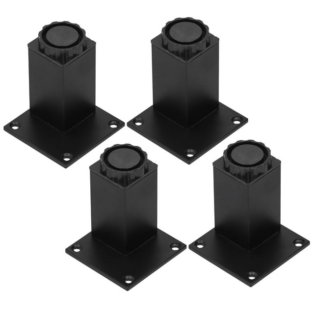 Patas de metal para muebles, 4 piezas/juego, patas ajustables para muebles, patas para gabinetes, solución innovadora