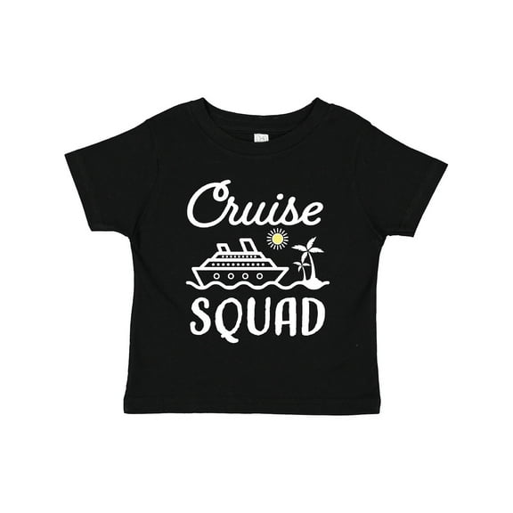 Inktastic Cruise Squad with Vector Cruise Ship and Palm Trees Boys or Girls Toddler T-Shirt