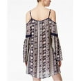 thumbnail image 2 of American Rag Womens Crochet-Trimmed Shift Dress, Black, Small, 2 of 2