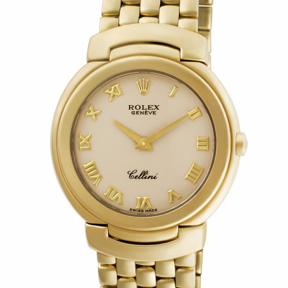 Pre-Owned Rolex Cellini 6622 Gold Watch (Certified Authentic \u0026 Warranty) -  Walmart.com