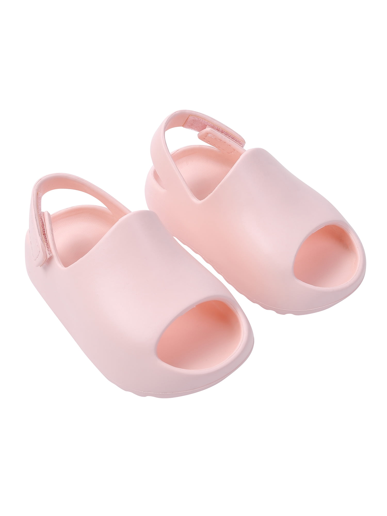 Baby Kids Boy Girl Slip On Summer Safe Sandals Flat Slipper Sliders Shoes Sizes 