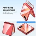 thumbnail image 2 of Funda Delgada Transparente Roja YQODSZ para Samsung Galaxy Z Flip 7, 2 of 7