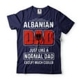 thumbnail image 3 of Mens Albanian Dad T-shirt Father's Day Gift Albanian Patriotic Shirt Albanian Father Shirt, 3 of 6