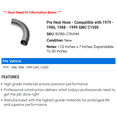 thumbnail image 2 of Pre Heat Hose - Compatible with 1979 - 1986, 1988 - 1999 GMC C1500 1980 1981 1982 1983 1984 1985 1989 1990 1991 1992 1993 1994 1995 1996 1997 1998, 2 of 2