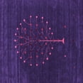 thumbnail image 1 of Ahgly Company Indoor Square Abstract Purple Contemporary Area Rugs, 8' Square, 1 of 4