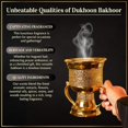 thumbnail image 2 of Dukhoon Al Khaleeji Oud Bakhoor by | Authentic Arabic Bakhoor Incense | 40 gm jar | Handmade, Luxurious | Zesty Oriental Blend | Perfect for Prayer, Ramadan & Eid Gift Hampers, 2 of 10