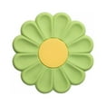 thumbnail image 1 of 2pcs Silicone Tablemat Heat Resistant Pot Holder Non-Slip Dishes Placemat Heat Insulation Pad Daisy Shaped Cookware Mat, 1 of 7