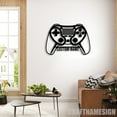 thumbnail image 2 of Craftnamesign Custom Game Controller Metal Art, Custom Name Sign Home Decor, 2 of 5