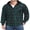 04-Black Dark Green, variant on Men's Plaid Shirts Jacket Fleece Flannel Lined Long Sleeve Shirts Sherpa Button Down Coat With Hood Black Dark Green M