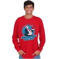 thumbnail image 5 of Vintage Cartoon All American Dad Bod Men's Long Sleeve Tee T Shirt Brisco Brands X, 5 of 6