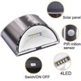 thumbnail image 4 of Led Solar Light Motion Sensor Waterproof Outdoor Wall Lights Stainless Steel Shell Lighting For Gar, 4 of 5