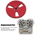 thumbnail image 3 of Aluminum Alloy 7 Inch Empty Tape Reel,Sturdy and  Sound Recording Reel for 1/4 Inch Tapes, Stable and  with 3 Holes, Minimizing Vibrations for Reel to Reel Tape Player, 3 of 7