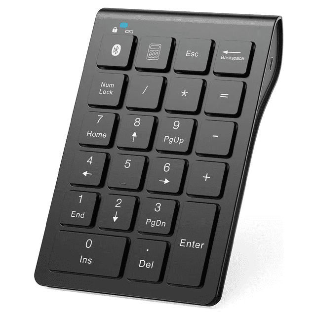 Teclado Numérico Inalámbrico BLOOSOM 22 Teclas Bluetooth 5.0 Negro