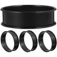 thumbnail image 1 of 4pcs Muffin Ring Tart Ring Stainless Steel Muffin Cooking Baking Rings Baking Supply (8cm Inner Diameter), 1 of 8