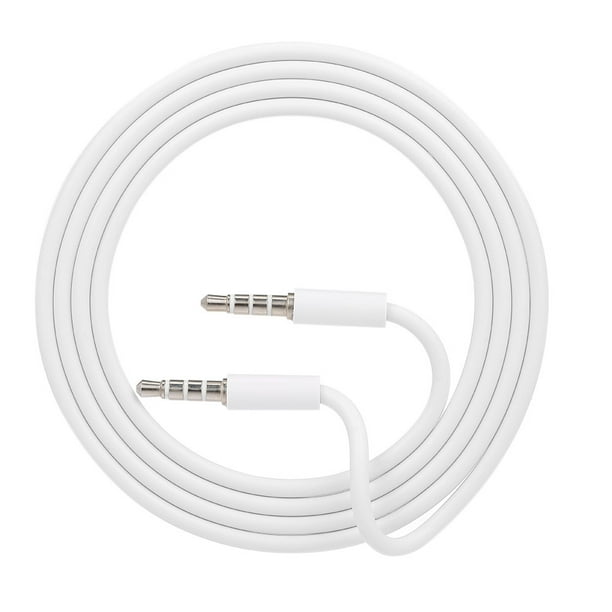 Cable De Audio Auxiliar De 3,5mm Con Micrófono, Conector Jack 3,5 De 4 Polos Macho A Macho, Kable Para Teléfono Móvil De Coche, Línea De Altavoz Para Portátil, 1,5 M - AliExprs