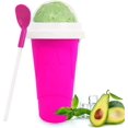 SHZHYIQIMR DoubleLayered Slushie Cup Maker for DIY Quick and Squeeze